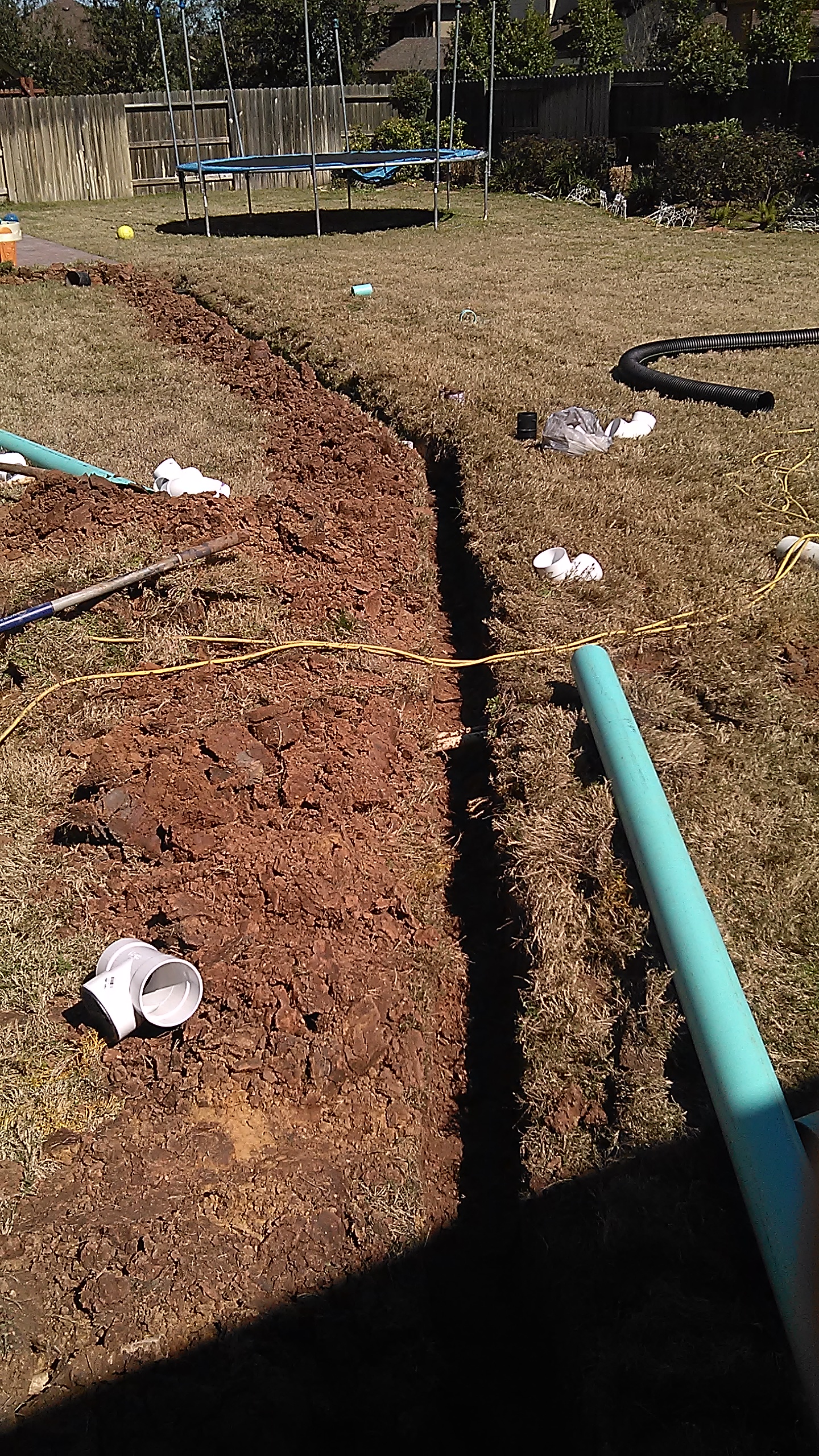 magnolia drainage installed